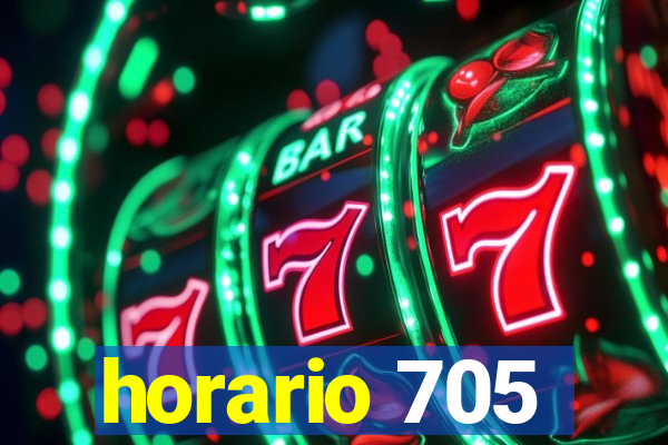 horario 705