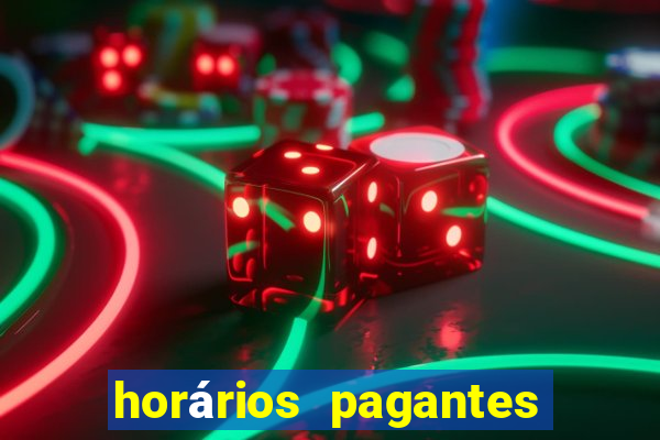 horários pagantes pg soft