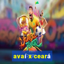 avaí x ceará