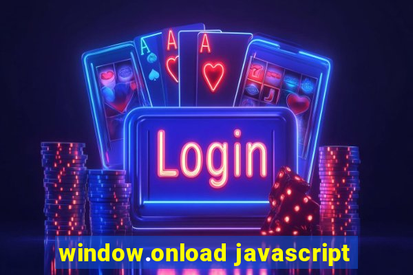 window.onload javascript