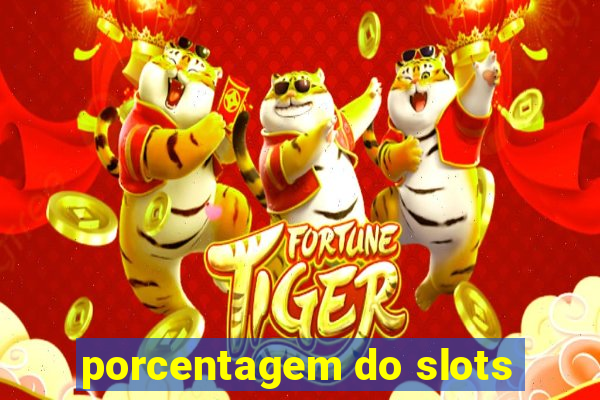 porcentagem do slots