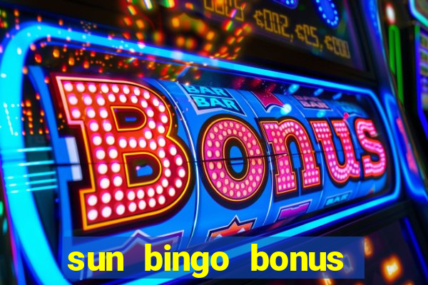 sun bingo bonus terms and conditions