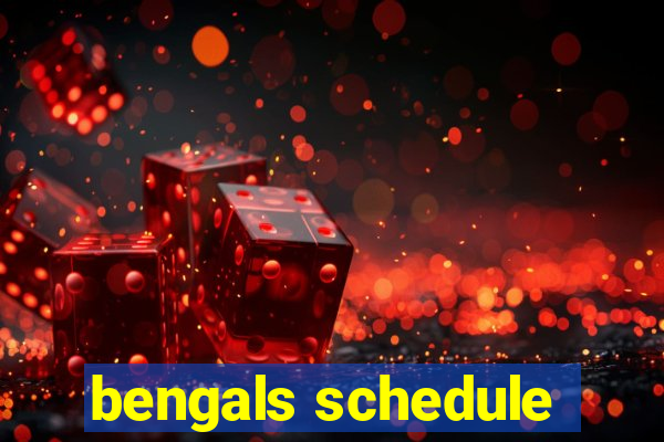 bengals schedule