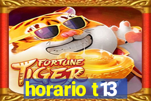 horario t13