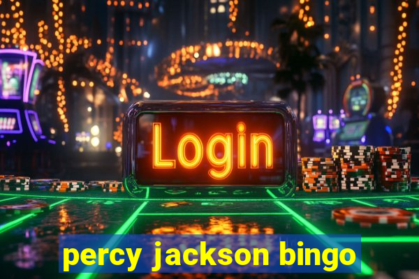 percy jackson bingo