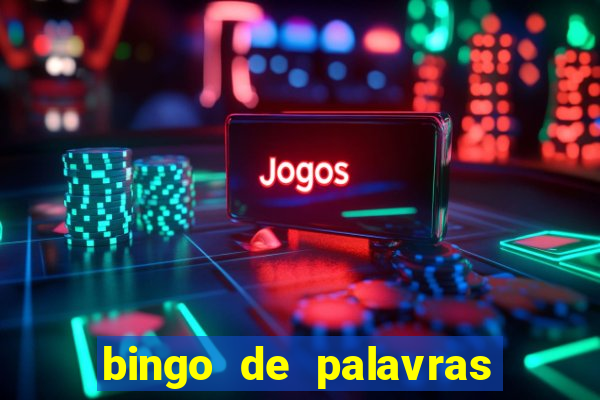 bingo de palavras cha de bebe