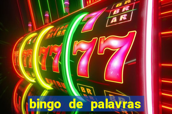 bingo de palavras cha de bebe