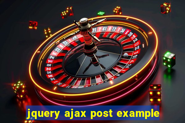 jquery ajax post example