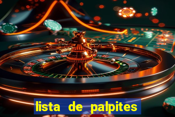 lista de palpites jogos de hoje