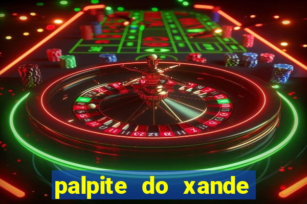 palpite do xande de hoje