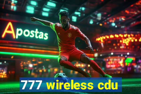 777 wireless cdu