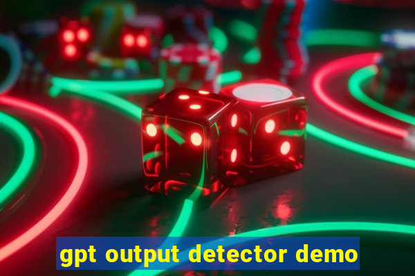 gpt output detector demo