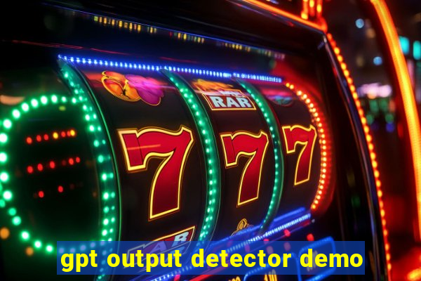 gpt output detector demo