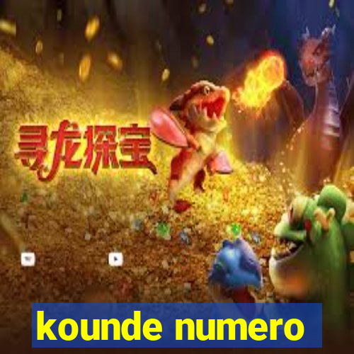 kounde numero