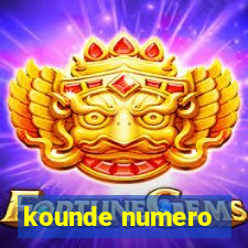 kounde numero