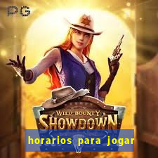 horarios para jogar fortune mouse