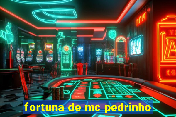 fortuna de mc pedrinho