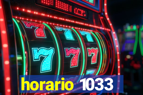 horario 1033