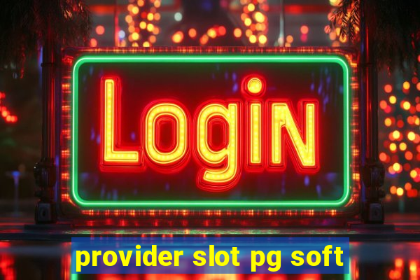 provider slot pg soft