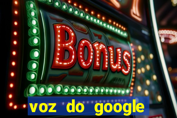 voz do google tradutor homem