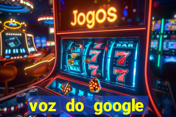 voz do google tradutor homem