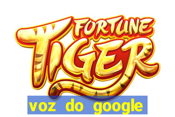 voz do google tradutor homem