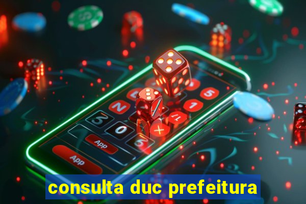 consulta duc prefeitura