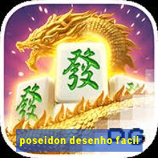 poseidon desenho facil