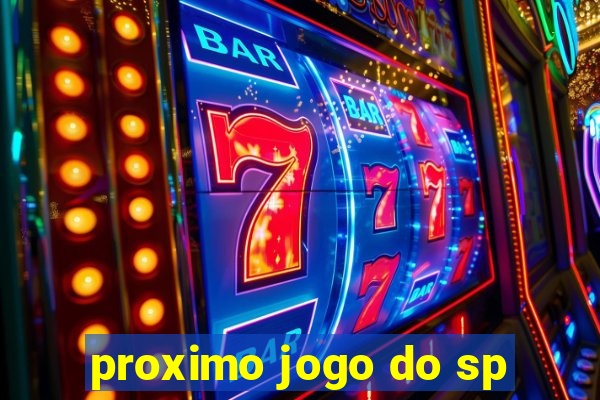 proximo jogo do sp