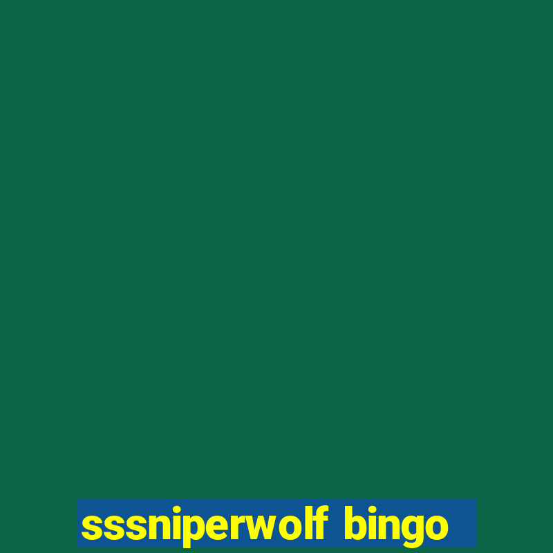 sssniperwolf bingo