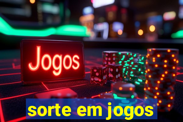 sorte em jogos