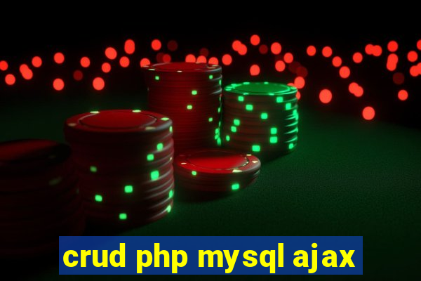 crud php mysql ajax