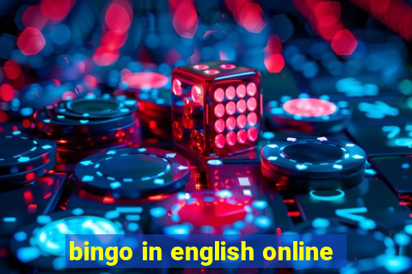 bingo in english online