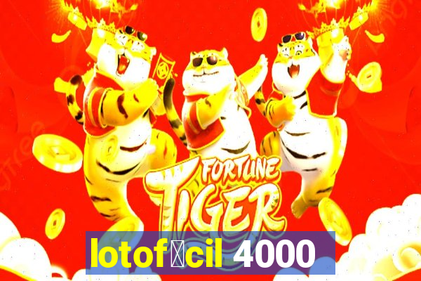 lotof谩cil 4000