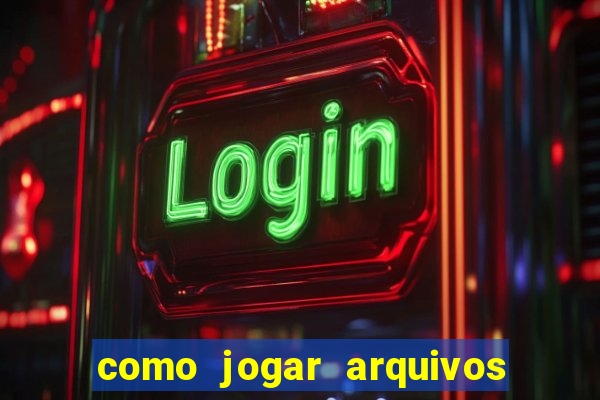 como jogar arquivos na nuvem