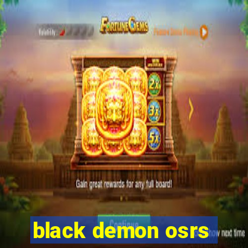 black demon osrs