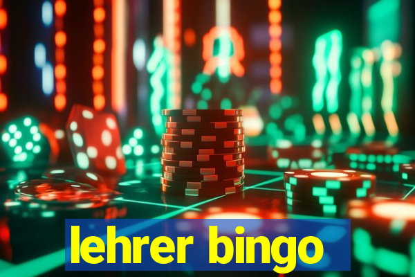 lehrer bingo