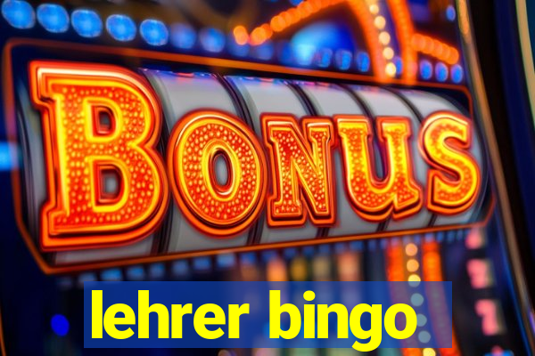 lehrer bingo