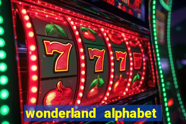 wonderland alphabet comic studio