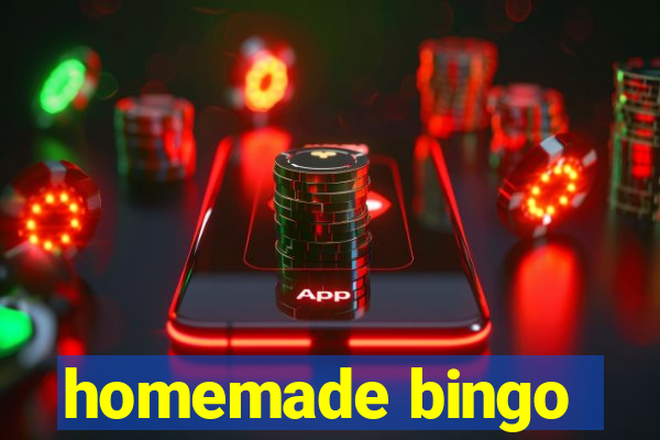 homemade bingo