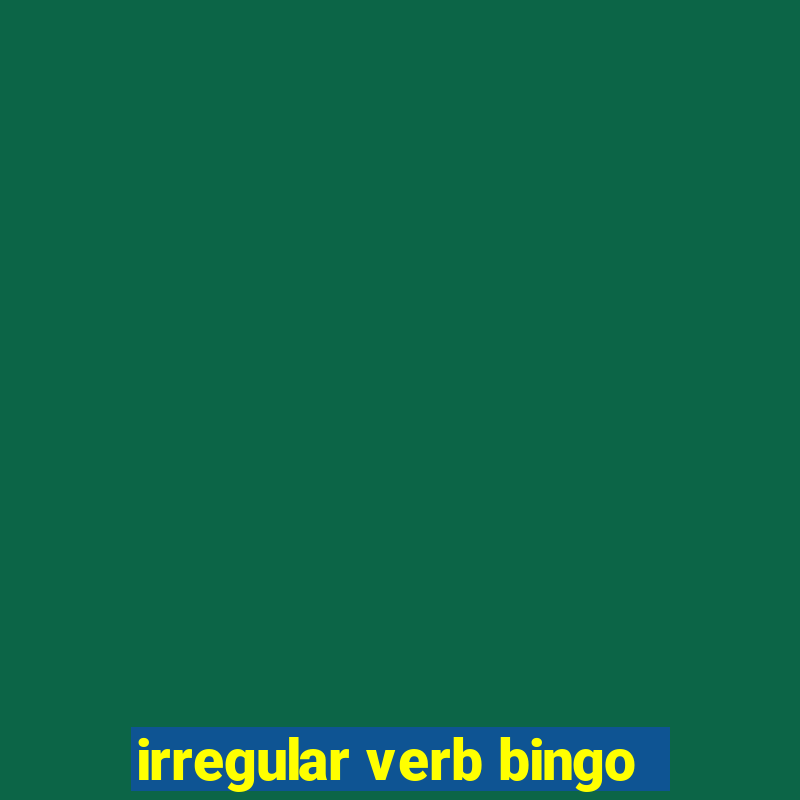 irregular verb bingo