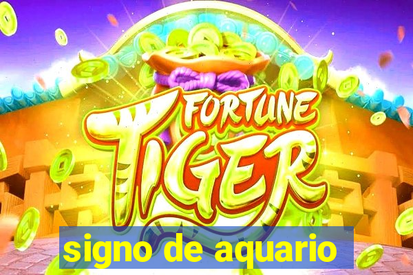 signo de aquario