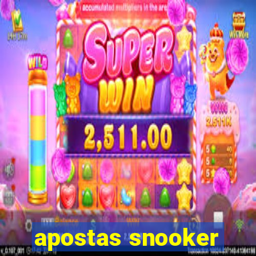 apostas snooker