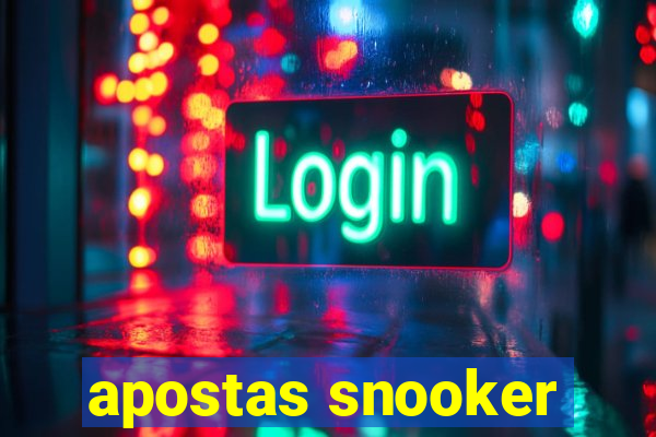 apostas snooker