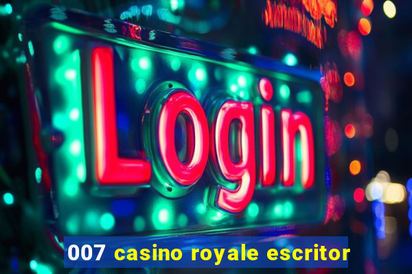 007 casino royale escritor