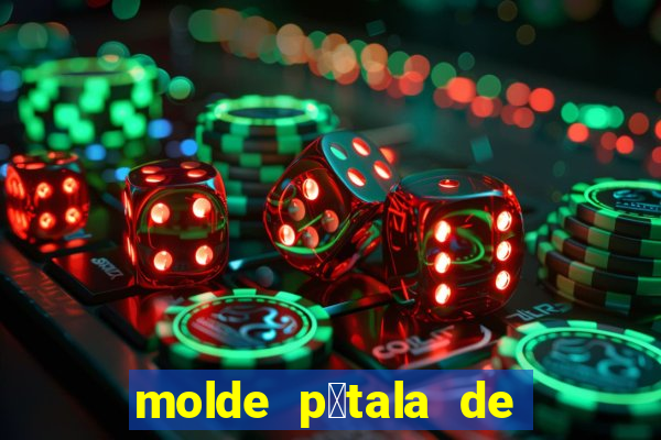 molde p茅tala de flor grande