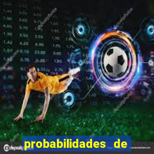 probabilidades de jogos de futebol