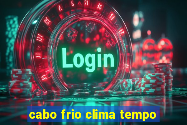 cabo frio clima tempo