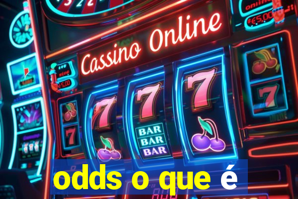 odds o que é