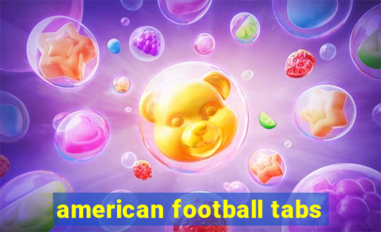 american football tabs